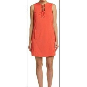 TAHARI BY ARTHUR S. LEVINE Women's Size 18 Coral NWT Sleeveless Sheath Dress